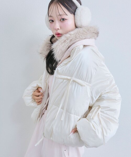 「OLIVE des OLIVE」 ブルゾン FREE ピンク レディース_画像8