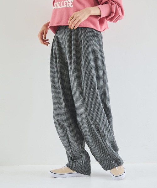 「Crisp」 パンツ FREE ダークブラウン レディース_画像2