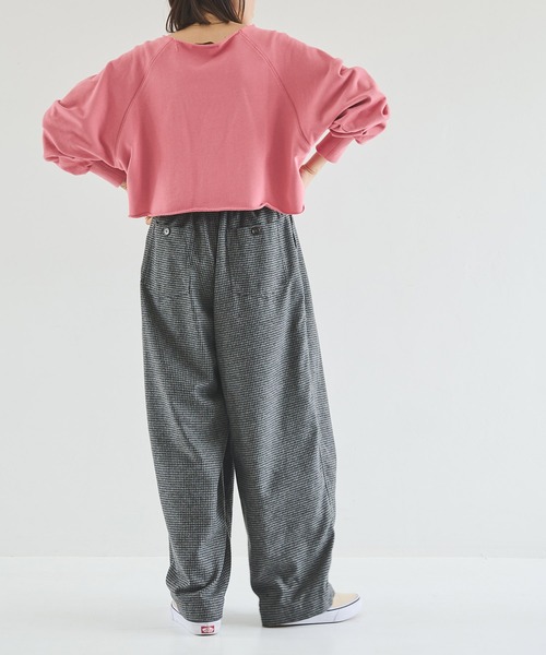 「Crisp」 パンツ FREE ダークブラウン レディース_画像3