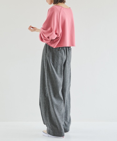 「Crisp」 パンツ FREE ダークブラウン レディース_画像4