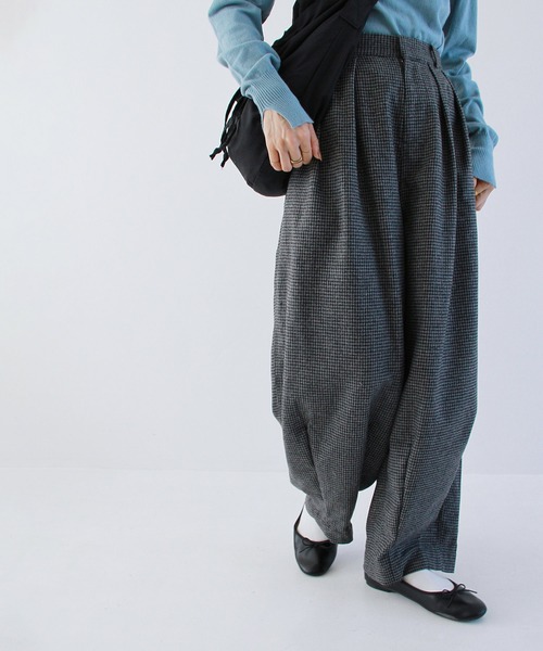 「Crisp」 パンツ FREE ダークブラウン レディース_画像5