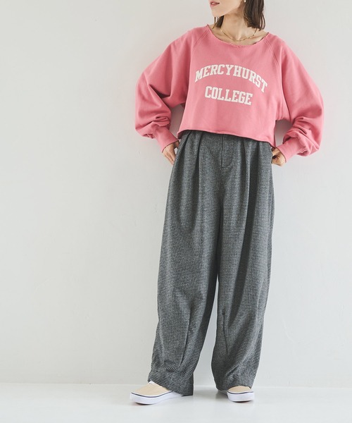 「Crisp」 パンツ FREE ダークブラウン レディース_画像8