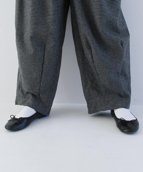 「Crisp」 パンツ FREE ダークブラウン レディース_画像9