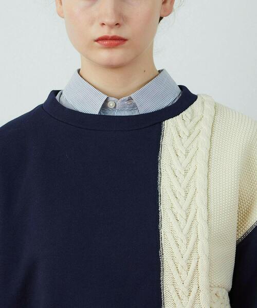 「FRAPBOIS」 スウェットカットソー 1 ネイビー レディース_画像5