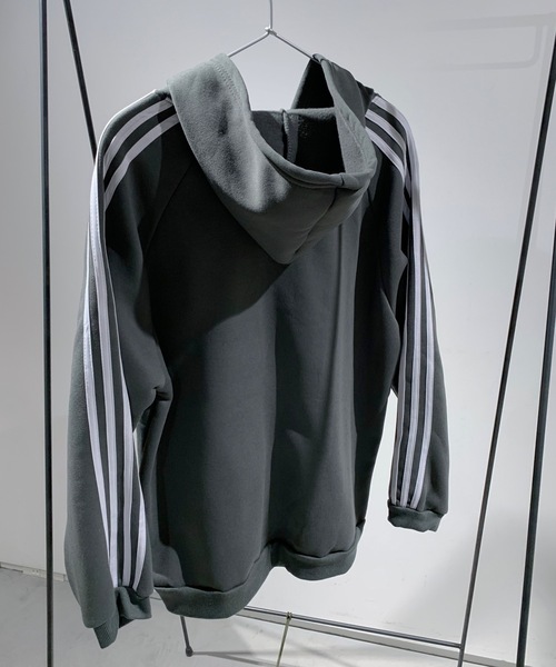 「lilful」 ジップアップパーカー L チャコール レディース_画像9