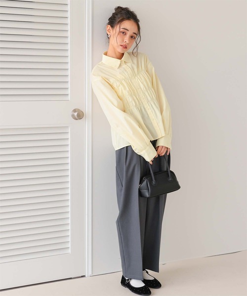 「titivate」 7分袖ブラウス M ブルー レディース_画像3