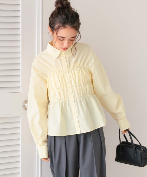 「titivate」 7分袖ブラウス M ブルー レディース_画像5