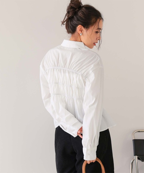 「titivate」 7分袖ブラウス M ブルー レディース_画像9