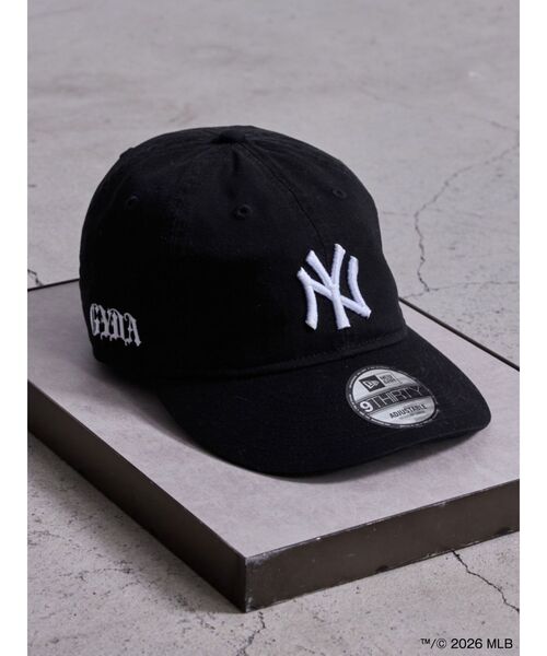 GYDA×NEWERA 帽子 黒 NEW ERA（ニューエラ） キャップ 帽子 レディース 「MLB × ×GYDA」CAP