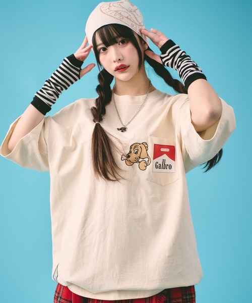 「GALFY」 半袖Tシャツ X-LARGE ホワイト メンズ_画像4
