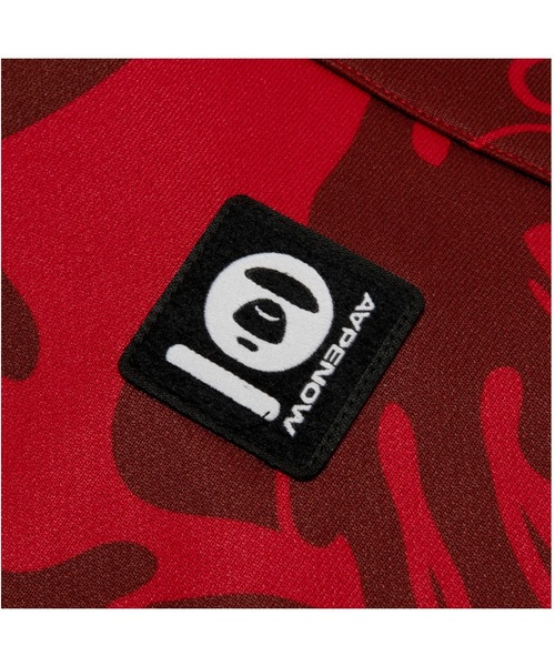 「AAPE BY A BATHING APE」 ジャージブルゾン X-LARGE レッド系その他 メンズ_画像9