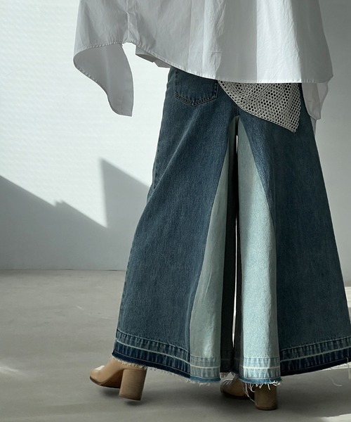 「chuclla」 デニムパンツ S ブルー レディースの画像