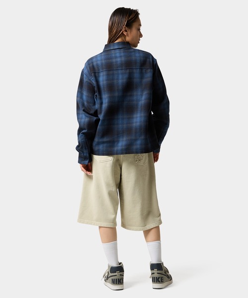 HUF（ハフ） シャツ 89 OUTLINE PLAID ZIP SHIRT メンズ レディース