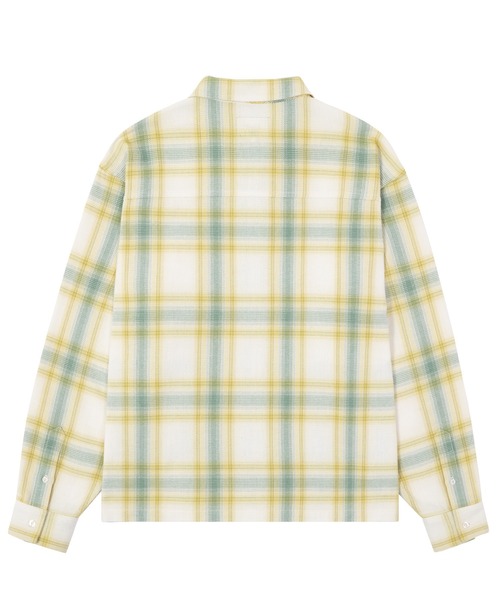 HUF（ハフ） シャツ 89 OUTLINE PLAID ZIP SHIRT メンズ レディース