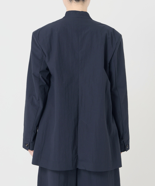 ジャケット ノーカラージャケット 「手洗い可」Dry Touch Collarless ジャケット レディースの画像