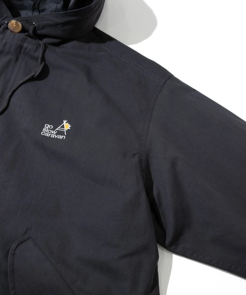 「go slow caravan」 マウンテンパーカー MEDIUM ダークグレー メンズ_画像4