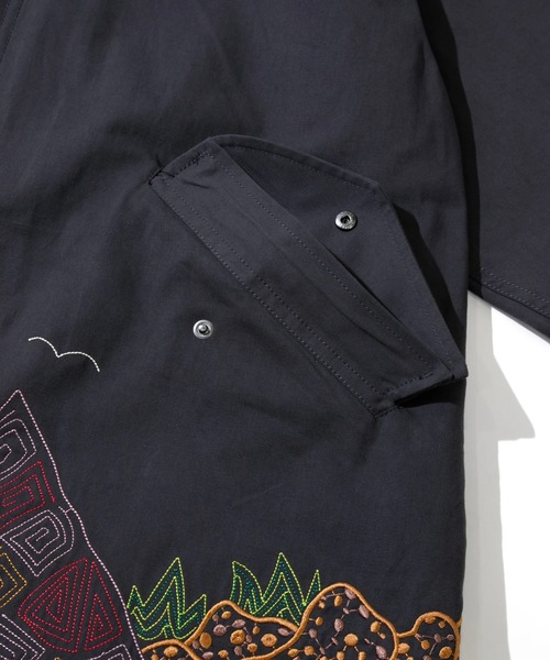 「go slow caravan」 マウンテンパーカー MEDIUM ダークグレー メンズ_画像6