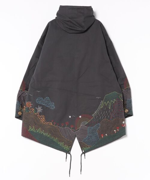 「go slow caravan」 マウンテンパーカー MEDIUM ダークグレー メンズ_画像7