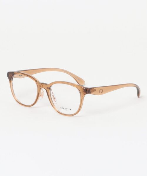 伊達メガネ メガネ 眼鏡 「COACH/コーチ」ボストン メガネ HC6294D 5948 52 ベージュ レディース メンズ
