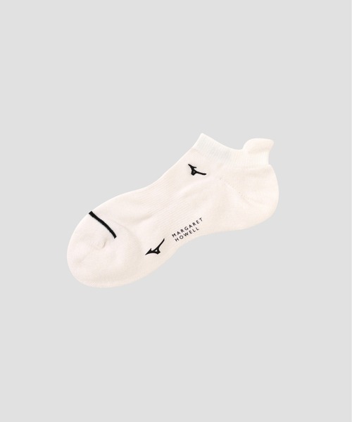 マーガレットハウエル　ベージュ ダイヤモンドパターン ソックス MARGARET HOWELL（マーガレットハウエル） 靴下 ANKLE SPORTS SOCKS