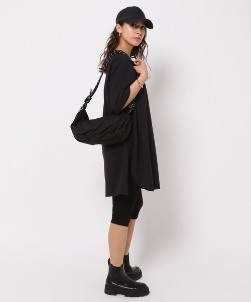 「HEREIAM」 半袖Tシャツ FREE ライトピンク レディース_画像4