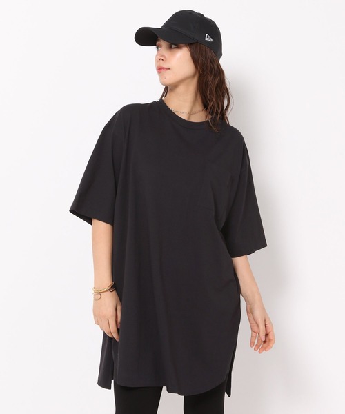 「HEREIAM」 半袖Tシャツ FREE ライトピンク レディース_画像5