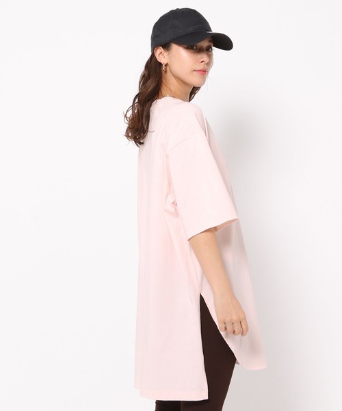 「HEREIAM」 半袖Tシャツ FREE ライトピンク レディース_画像9