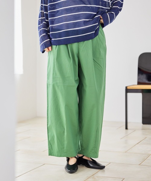 パンツ 軽らくトラウザーパンツ「プチ・プラスサイズあり」 レディースの画像