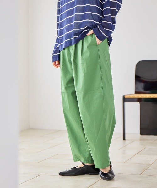 パンツ 軽らくトラウザーパンツ「プチ・プラスサイズあり」 レディースの画像
