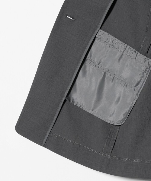 tシャツ シボ リラックス ジャケット ‐セットアップ対応・マシンウォッシャブル‐「A DAY IN THE LIFE」 レディースの画像