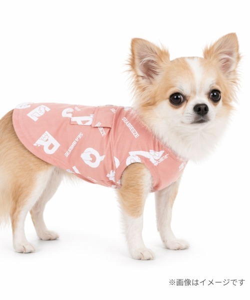 専用です犬用 夏服 かき氷柄 メッシュ素材 ピンク SEA BREEZE（シーブリーズ） 犬 服 「公式ライセンス商品」保冷剤付き