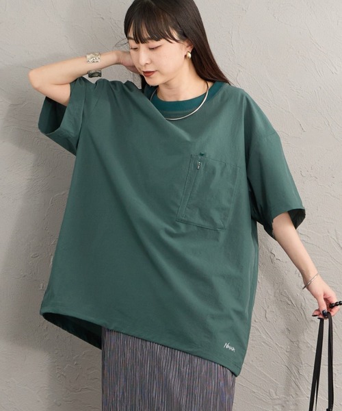 tシャツ 「NANGA/ナンガ」 DotAir COMFY ショートスリーブ ポケットTシャツ レディース メンズの画像