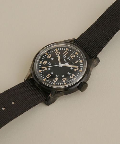 「TIMEX」 アナログ腕時計 FREE ブラック メンズ_画像5