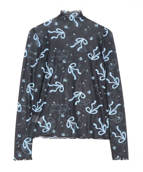 「CAROLINA GLASER」 長袖カットソー ONE SIZE ブラック レディース_画像2