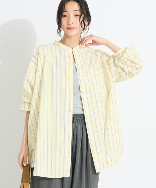 「CRAFT STANDARD BOUTIQUE」 長袖シャツ SMALL ピンク系その他 レディース_画像3