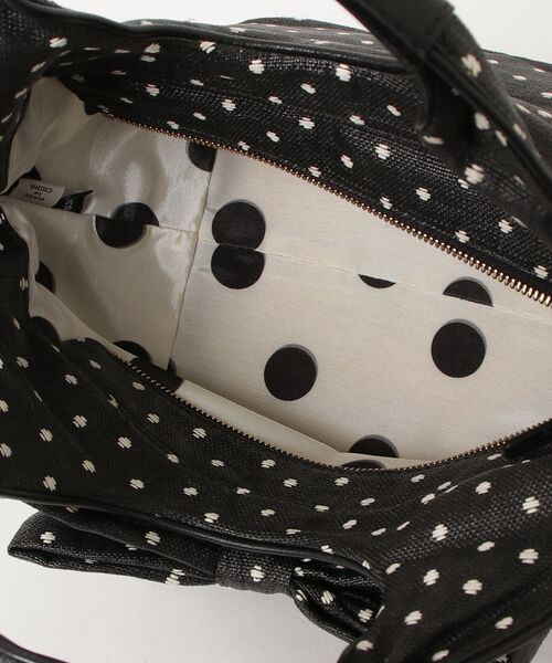 「kate spade new york」 ドット柄ハンドバッグ - ブラック レディース_画像4
