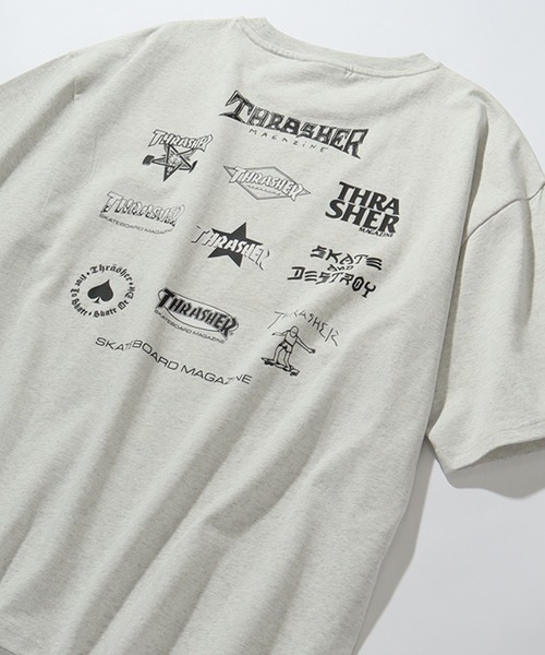 「THRASHER」 半袖Tシャツ M グレー系その他 メンズ_画像5
