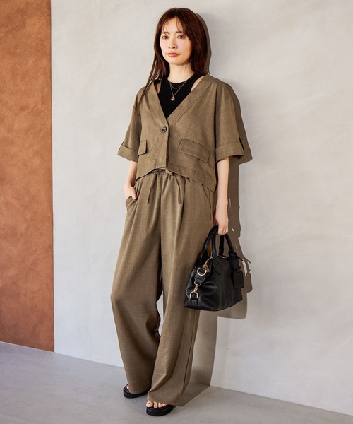 「mysty woman」 セットアップ FREE アイボリー レディース_画像3