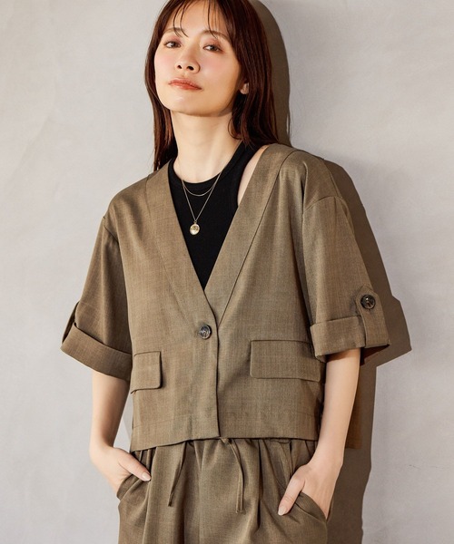 「mysty woman」 セットアップ FREE アイボリー レディース_画像5
