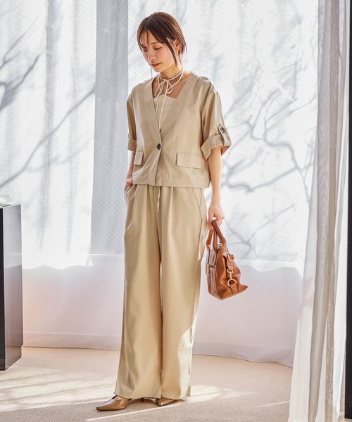 「mysty woman」 セットアップ FREE アイボリー レディース_画像9