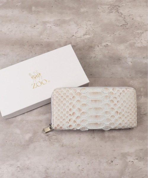 ZOO ダイヤモンドパイソン革 ラウンド財布 ズー 財布 ZOO ダイヤモンドパイソン革 ラウンド財布 メンズ