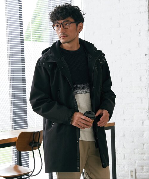 「ikka」 マウンテンパーカー L ブラック メンズ_画像3
