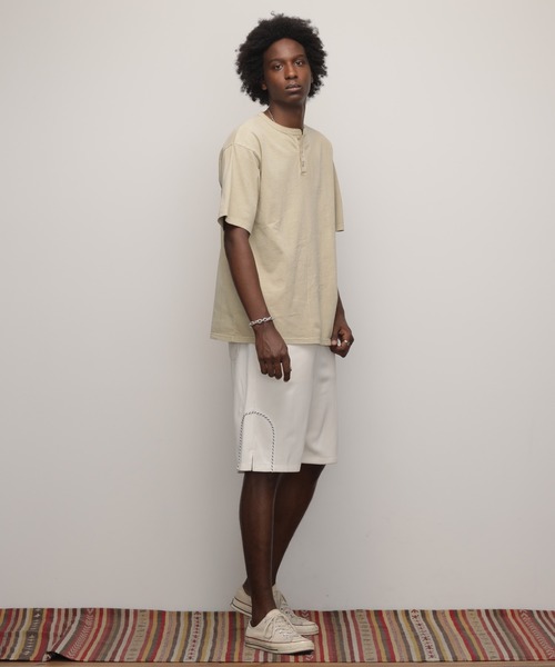 「Schott」 半袖Tシャツ M オフホワイト メンズ_画像6