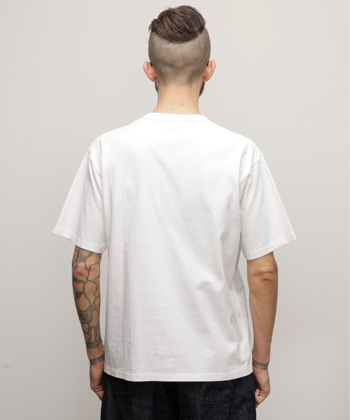 「Schott」 半袖Tシャツ M オフホワイト メンズ_画像9