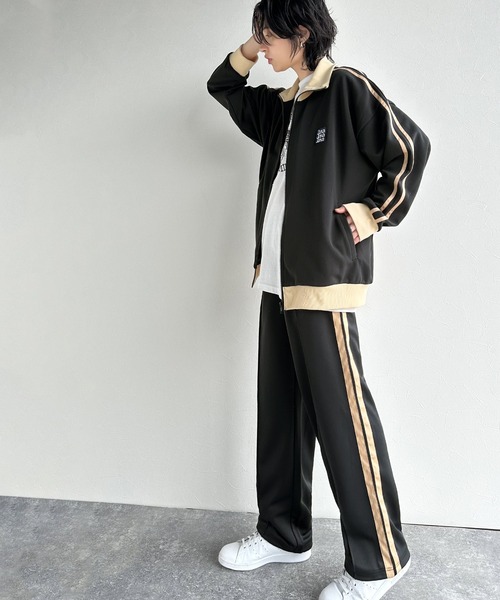 「Java」 ジャージパンツ LARGE ブラウン レディース_画像10