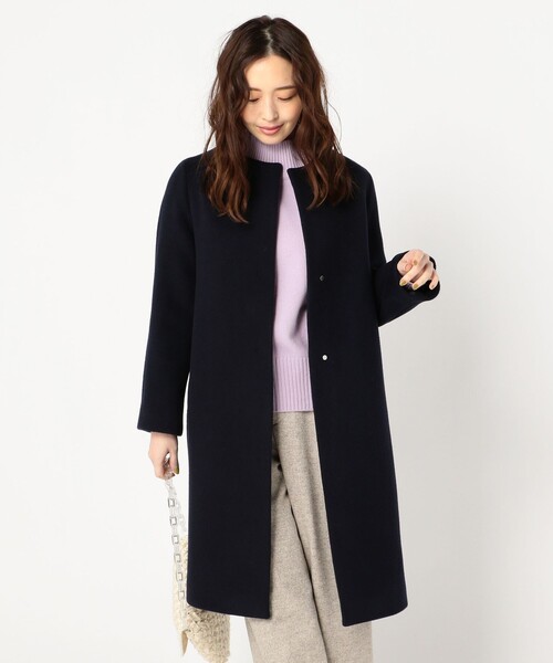 NOLLEY'S 二重織ノーカラーコート : ZOZOTOWN Yahoo!店 - 通販