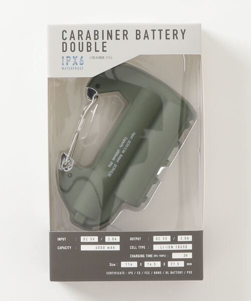 EC:CARABINER BATTERY DOUBLE カラビナ付きバッテリー（ダブル） | COMMON WARE | 06