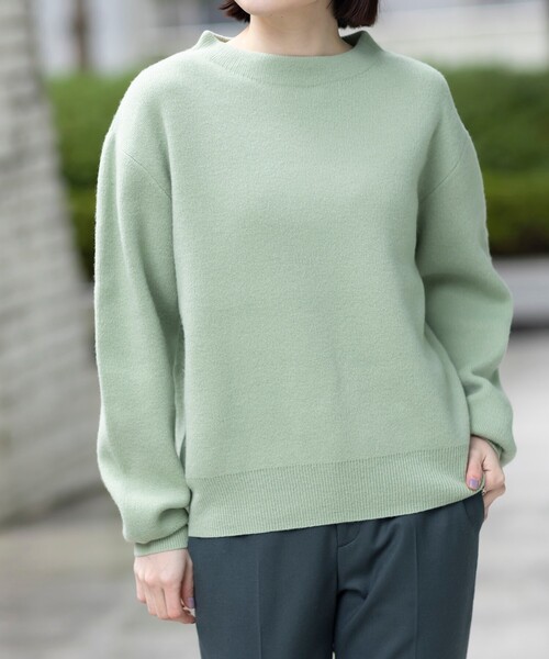 ニット カシミヤ混 春カラー 洗える ウーリーボトルネックニット 2axvccrbxi レディースファッション Windowrevival Co Nz