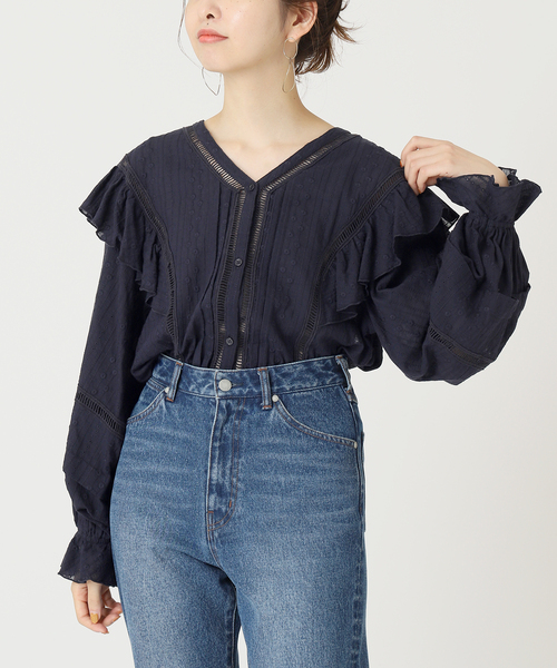B.C STOCK シャツ ブラウス レースブラウス : ZOZOTOWN Yahoo!店