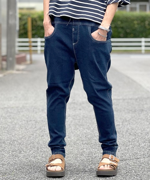 10OZデニム イージーサルエルパンツ 10OZデニム イージーサルエルパンツ（デニムパンツ）｜JOURNAL